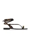 Johanna Ortiz Glow In Motion Sandals In Brown