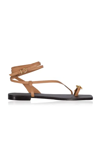 Johanna Ortiz Glow In Motion Sandals In Brown