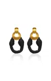 Johanna Ortiz Gods & Goddesses Statement Earrings In Black