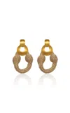 Johanna Ortiz Gods & Goddesses Statement Earrings In Brown