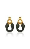 Johanna Ortiz Gods & Goddesses Statement Earrings In Green