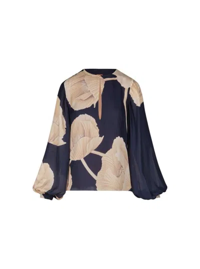 Johanna Ortiz Gotas Florales Top In Black