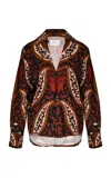 Johanna Ortiz Hacia Puerto Twill Shirt In Multi