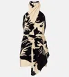 Johanna Ortiz Halterneck Floral Silk Minidress In Neutral