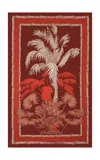 Johanna Ortiz Harmony Garden Bloom Shawl In Burgundy