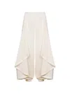 Johanna Ortiz Heat Echo Draped Trousers In Neutral