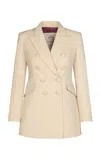 Johanna Ortiz Herencias Del Alma Blazer In Off-white