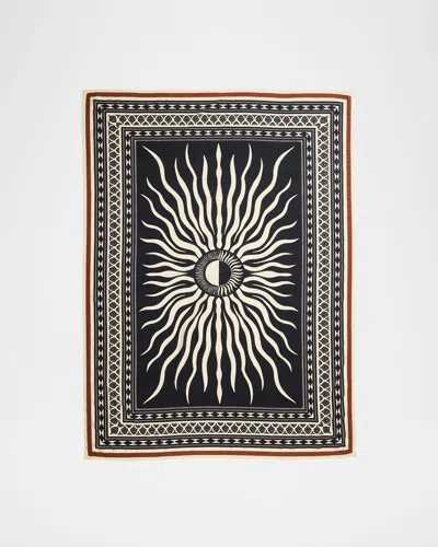 Johanna Ortiz Horizon Cotton Pareo In Black