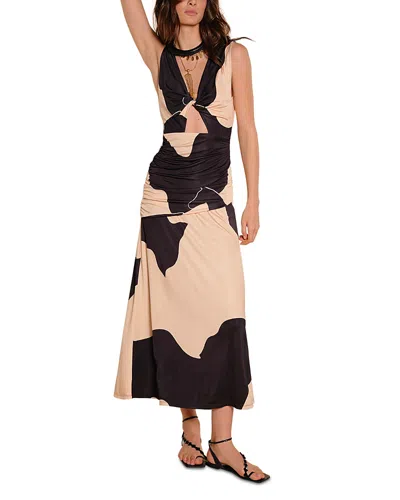 Johanna Ortiz Horizonte Mistico Ankle Dress In Multi