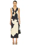 Johanna Ortiz Horizonte Mistico Ankle Dress In Multi