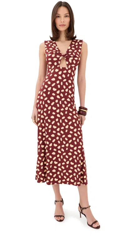 Johanna Ortiz Horizonte Mistico Reversible Print Jersey Maxi Dress In Multi