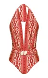 Johanna Ortiz Hunting Printed One-piece Swimsuit