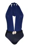 Johanna Ortiz Hunting Shell-detailed One-piece Swimsuit