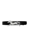 Johanna Ortiz Iconic Imagery Leather Belt In Black
