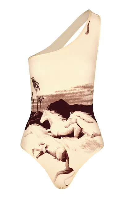 Johanna Ortiz Indómita One-piece Swimsuit In Neutral