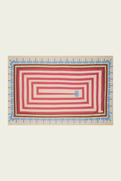 Johanna Ortiz Infinity Palm Pareo In Ecru Pink
