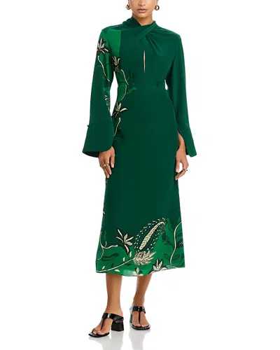 JOHANNA ORTIZ INTERDIMENSIONAL SILK DRESS