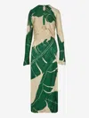 Johanna Ortiz Into The Wild Knotted Maxi Dress In Beige