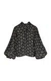 Johanna Ortiz Intricate Islands Silk Top In Multi
