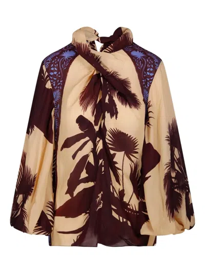JOHANNA ORTIZ INTRICATE ISLANDS TOP