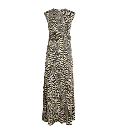 Johanna Ortiz Silent Rising Printed Stretch Maxi Dress In Multi