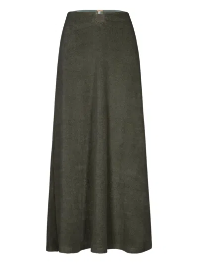 Johanna Ortiz Keel Maxi Skirt In Green