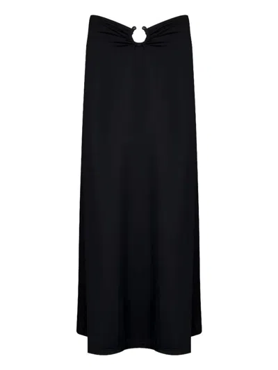 Johanna Ortiz Keel Ring Maxi Skirt In Black