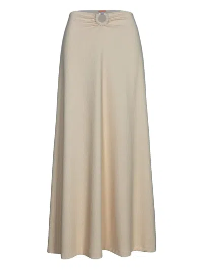 Johanna Ortiz Keel Skirt In Neutral
