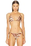 Johanna Ortiz Konibo Triangle Bikini Top
