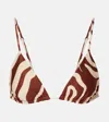 Johanna Ortiz Konibo Printed Bikini Top