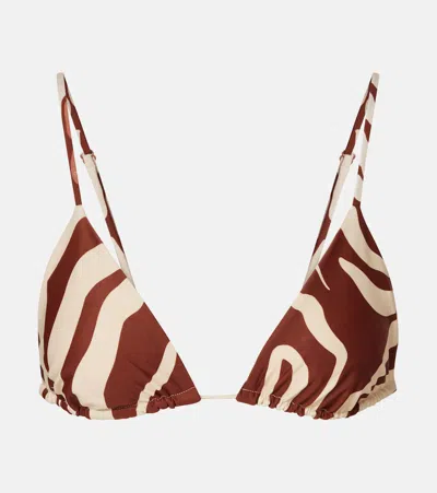 Johanna Ortiz Konibo Printed Bikini Top