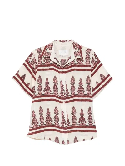 Johanna Ortiz La Creciente Printed Shirt In Brown