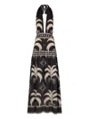 Johanna Ortiz Latin Rhythms Patterned Dress In Black
