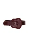 Johanna Ortiz Leeward Leather Belt In Brown