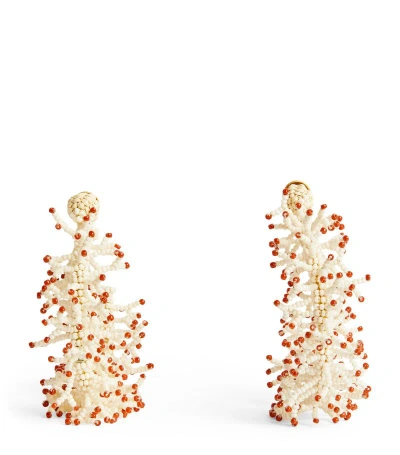 Johanna Ortiz Leyendas Africanas Earrings In Ivory