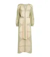 JOHANNA ORTIZ LINEN DIVINATORY WORD MAXI DRESS