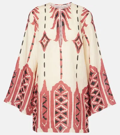 JOHANNA ORTIZ LINEN MINIDRESS