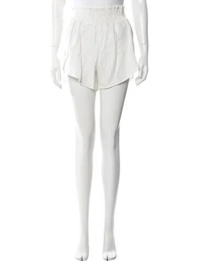 Pre-owned Johanna Ortiz Linen Shorts In Neutral