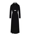 Johanna Ortiz Black Light Heart Ankle Dress In Black
