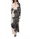 Johanna Ortiz Loveland Top In Black/ecru In Multi