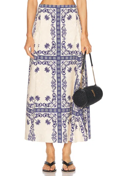 Johanna Ortiz Lucena Ankle Skirt In Neutral