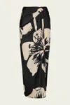 Johanna Ortiz Luminosity Skirt In Black Ecru In Black