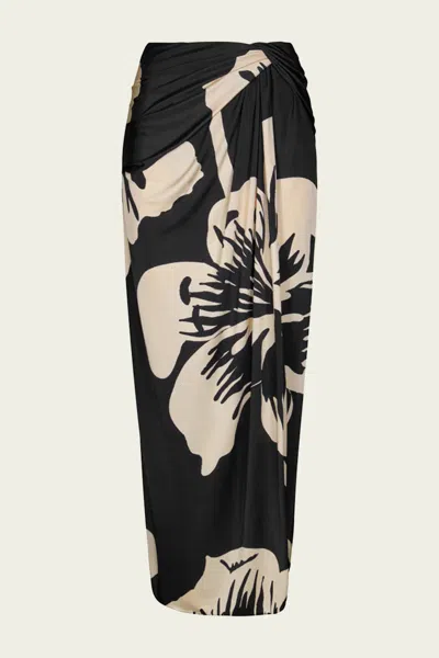 Johanna Ortiz Luminosity Skirt In Black Ecru