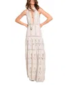Johanna Ortiz Luz Tropical Halter Maxi Dress In White