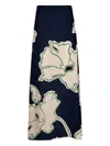 Johanna Ortiz Magia Flamenca Floral-print Maxi Skirt In Black