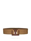 Johanna Ortiz Magical Places Woven Belt In Brown