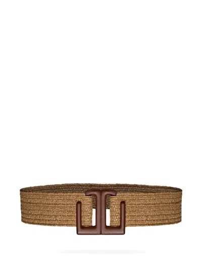 Johanna Ortiz Magical Places Woven Belt In Brown