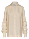 Johanna Ortiz Manly Guayabera Linen Shirt In Neutral