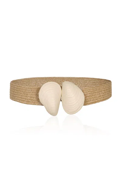 Johanna Ortiz Marine Muse Shell-detail Belt In White