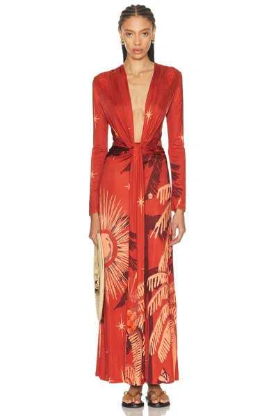 Johanna Ortiz Marino Maxi Dress In Multi